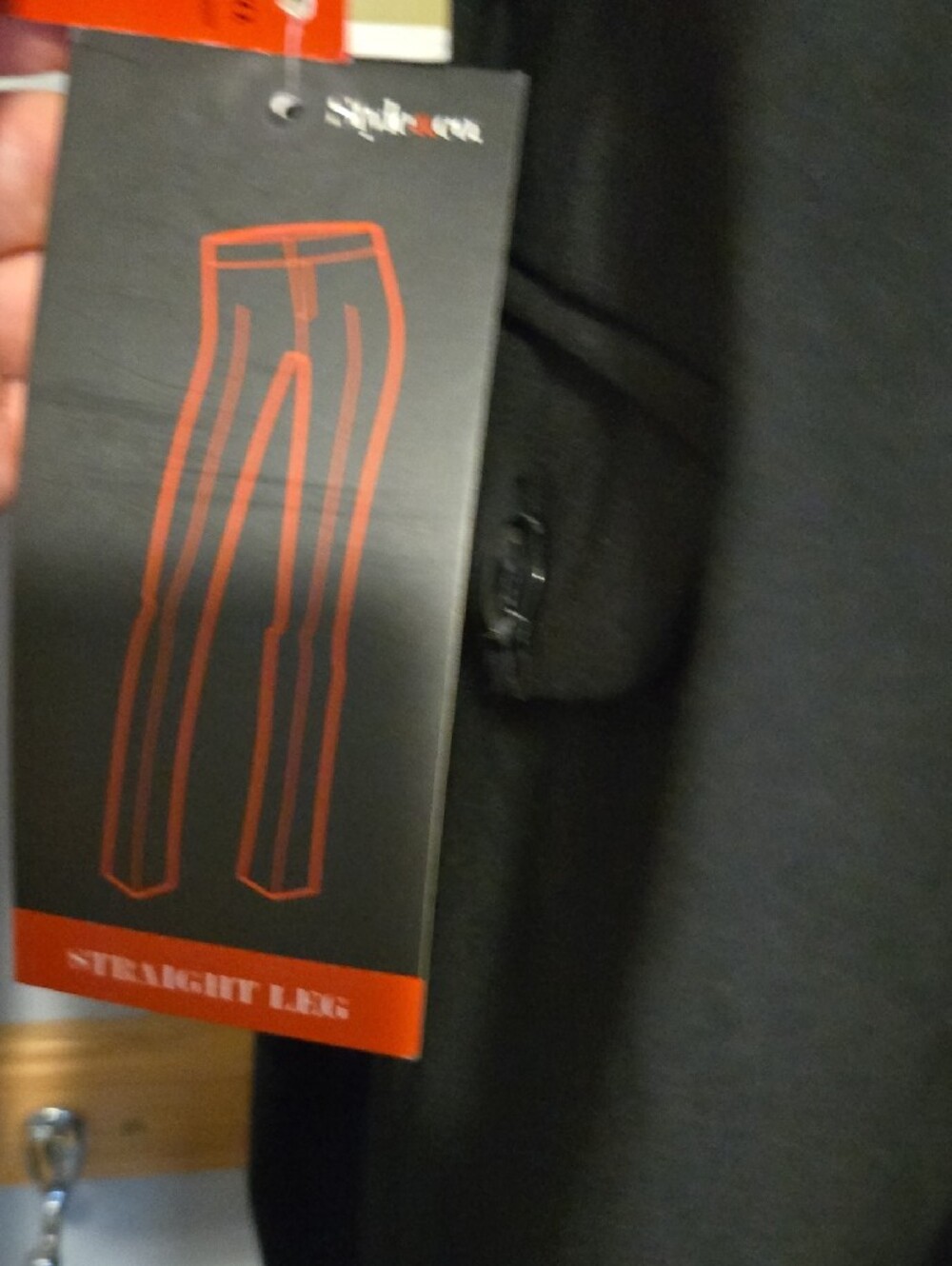Style & Co. Black Dress Trousers with Metal Bit Detail - Picture 5 of 8